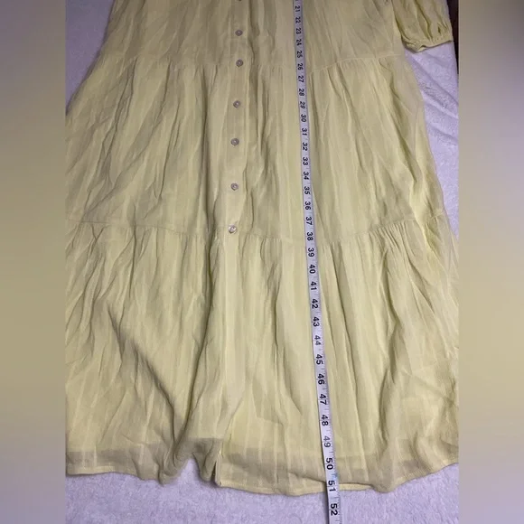 American Eagle Outfitters Yellow Long Sleeve Dress - Picture 7 of 12